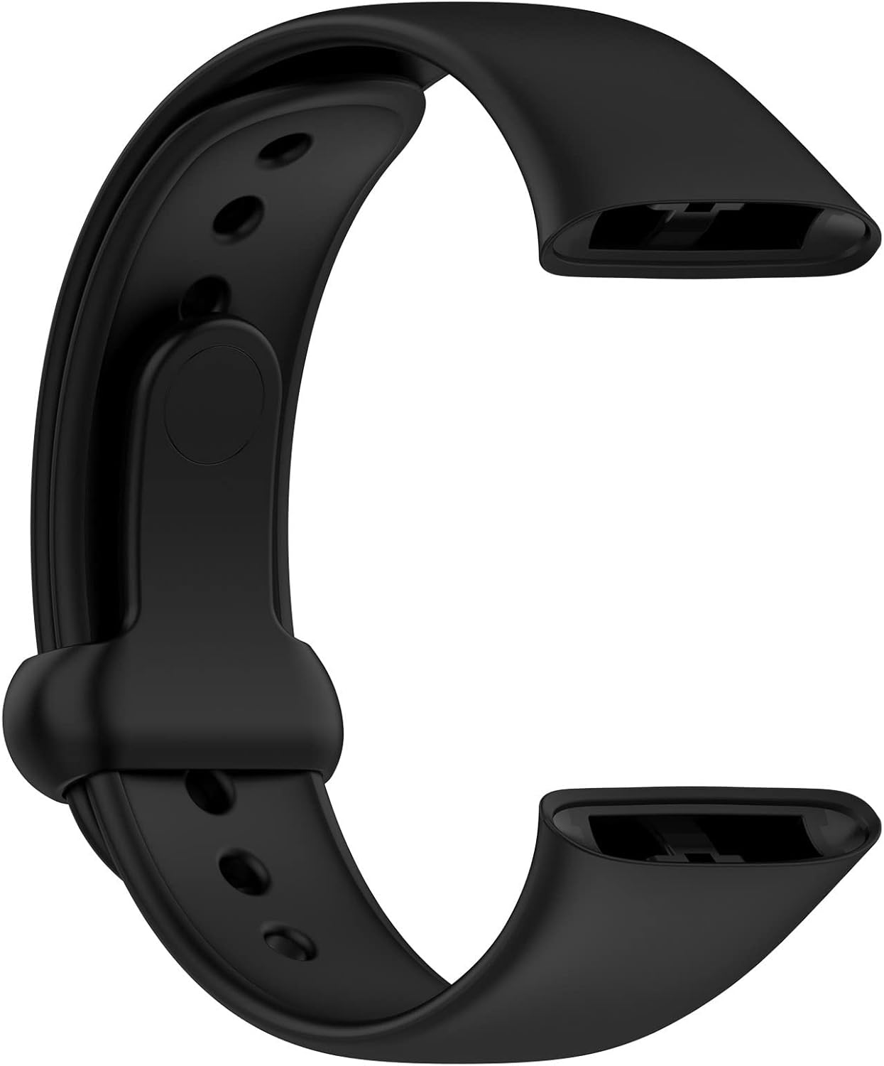 Compatible with Xiaomi Redmi Watch 3 Bands, Feminine Sport Silicone Replacement Bands Wristbands Bracelet Accessory Watch Straps for Mi Watch Lite 3/Redmi Watch 3 Smartwatch Black image 4 of 6 B0BYCMYMW3