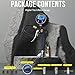 DigitPro Digital Tire Pressure Gauge with Inflator, 3-250 PSI Air Compressor Accessories with Air Chuck Quick Connect Coupler, Car Attachments with Rubber Hose for Car, Truck, SUV, Cycle, RV