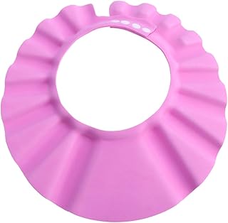DIKACA Gorro De Champú Para Bebés Ducha Champú Cabello Sombreros Baño Para Bebés Rosa
