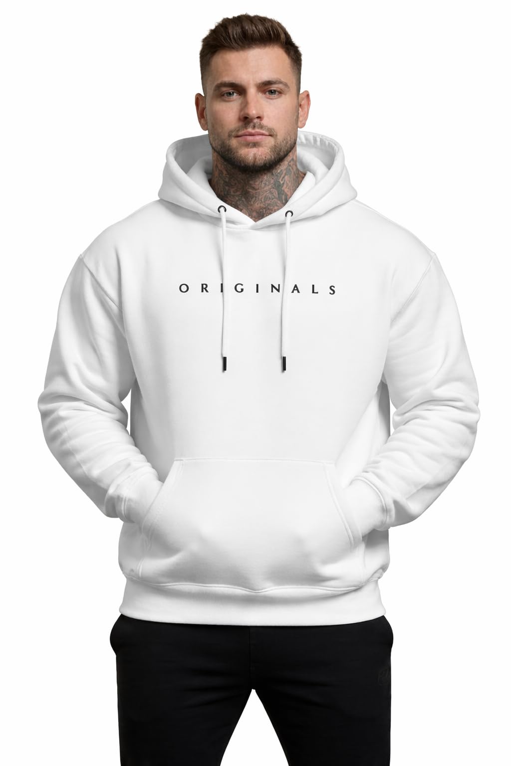 Men Printed Winter Wool Hooded Sweatshirt | Warm & Soft Full Sleeve Pullover Hoodie for Winter | Casual-image-17