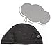 ZQIAN BEAUTY Mesh Dome Caps For Wigs 6 Pcs Stretch Breathable Mesh Dome Wig Cap Spandex Black Wig Caps For Making Wigs (6 Pcs, Black, L)