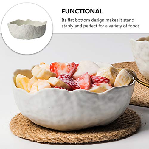 HEMOTON Tigelas de sopa de cereais de cerâmica, tigelas de mistura de cereais, macarrão, aperitivos,