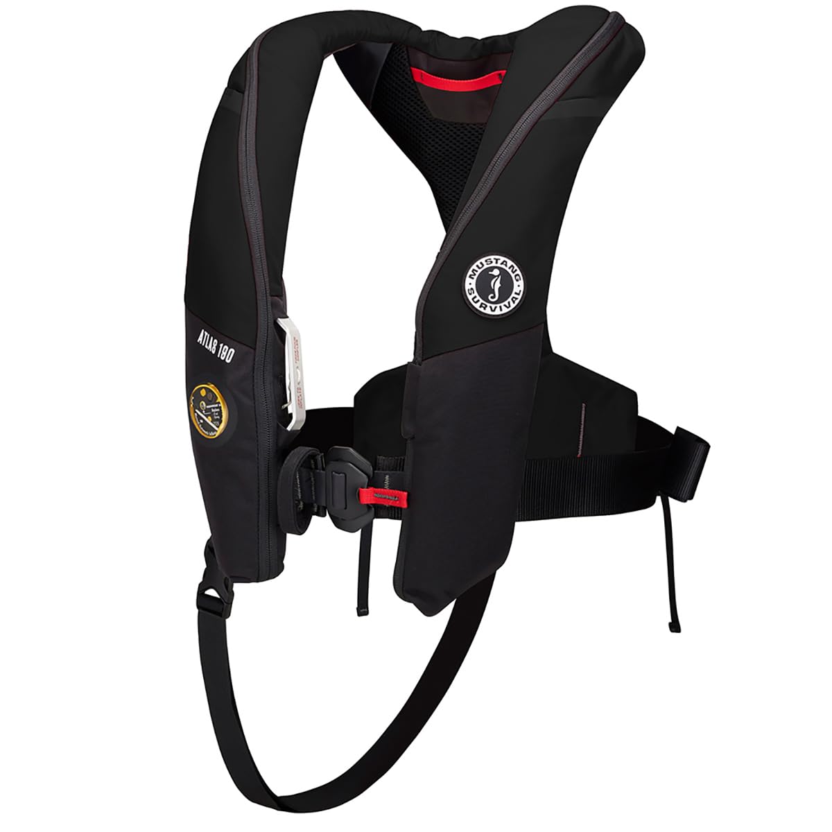 Amazon.com: Mustang Survival Atlas 190 DLX Life Jacket Black