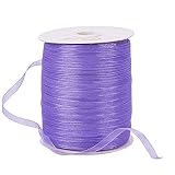 BENECREAT 1Roll 1/4" 500 Yards/Roll Sparkle Sheer Organza Ribbon for Chrismas Festive Decoration DIY