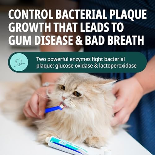 Image of Virbac C.E.T. Oral Hygiene Kit for Dogs | Poultry-Flavor Toothpaste | Fingerbrush and Pet Toothbrush,(Pack of 2)