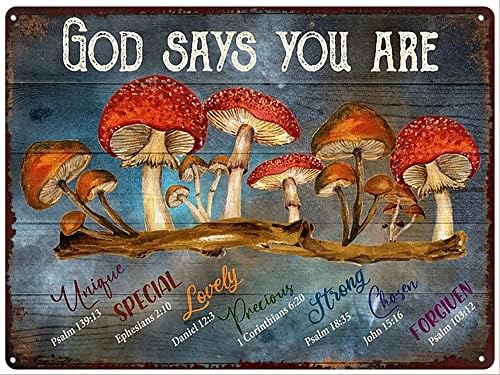 Funny Frog Mushroom Metal Sign – 'Stay Wild Moon Child' Wall Decor, 8x12 Inch, For Bathroom, Kitchen, Bedroom - View #8