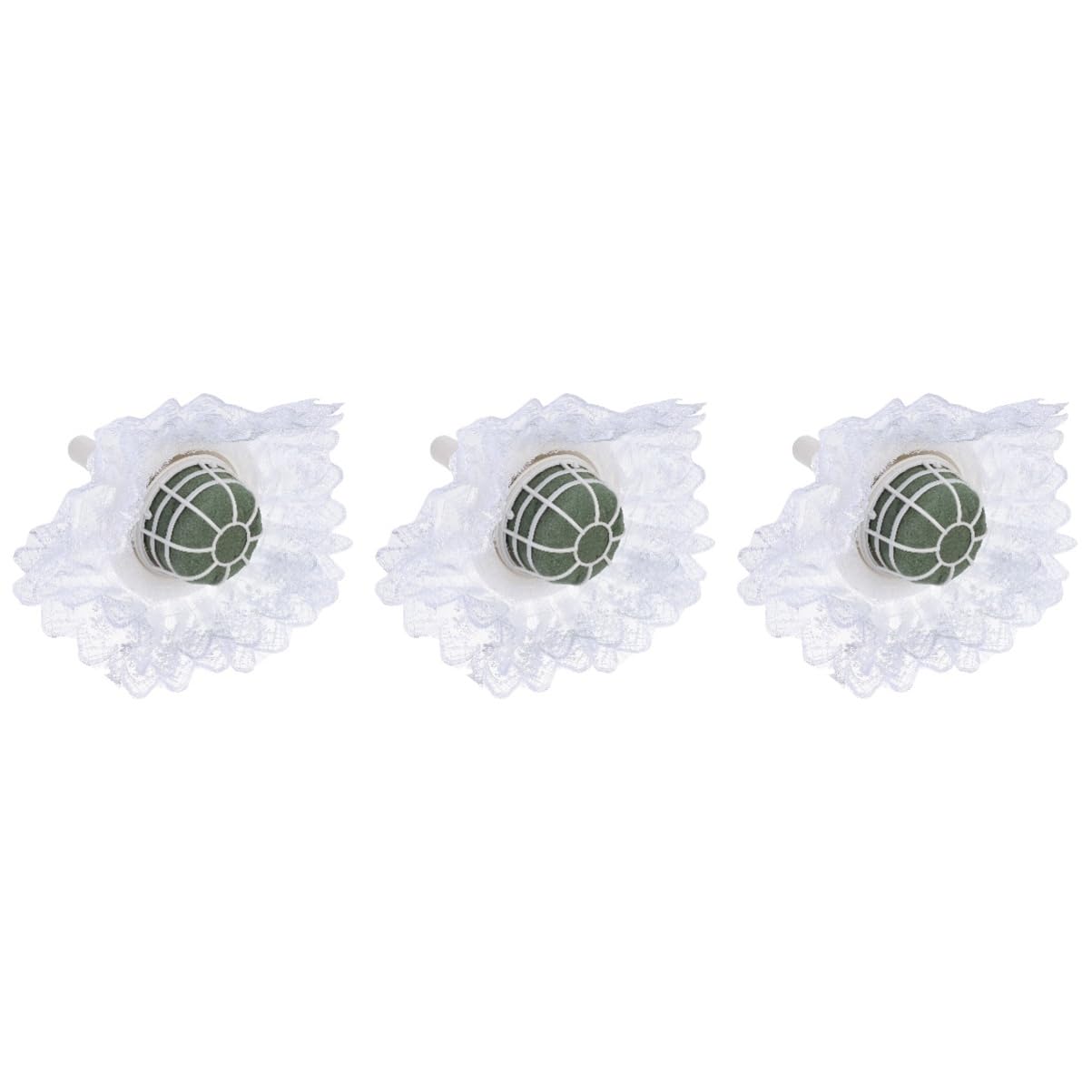 NUOBESTY 3 Piezas De Soporte De Flores De Arcilla Para Sujetar Con La Mano Para El Novio Soporte Para Ramo De Boda Flores Para Invitados Decoraciones Jarrones Falsos Ligas De
