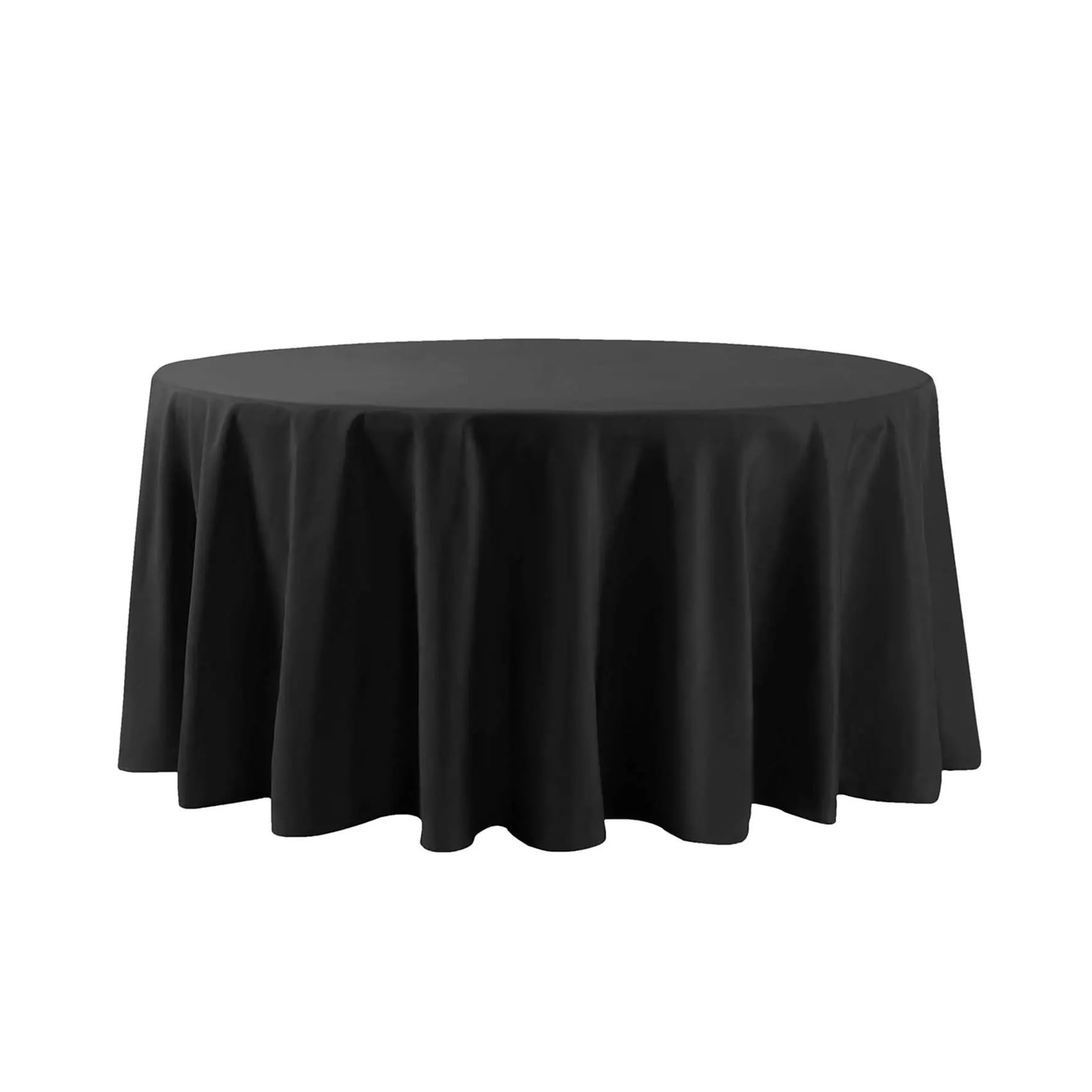 MDSIOKHJ Satin Table Cloth 60/90/120" Round Washable Polyester Tablecloth