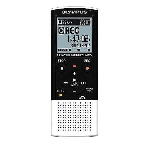 Olympus VN-8000PC 1GB Digital Recorder w/ LCD Display & PC Connection