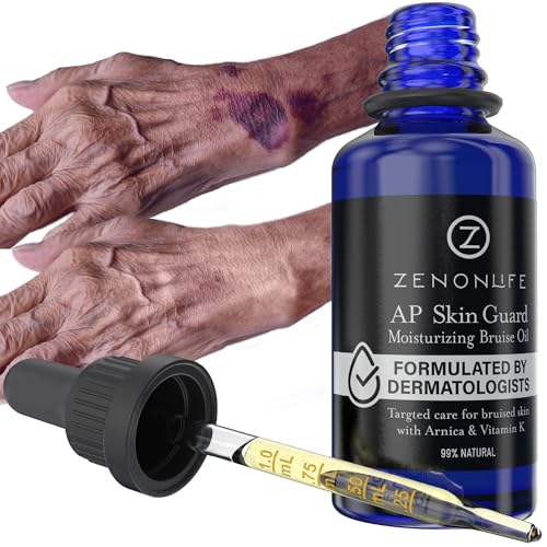Zenon Life Arnica Oil Bruise Oil Ultra-Concentrated Vitamin K; Glide-On Non-Sticky Alternative To Bruise Cream. Fast Recovery For Thin Skin thumb #1
