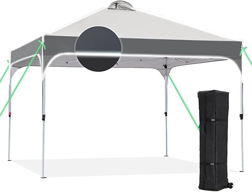 Miniatura 1 de Quictent Tienda de campaña desplegable de 10 x 10 pulgadas, fácil de instalar para una persona, refugio instantáneo portátil con ventilación, toldo