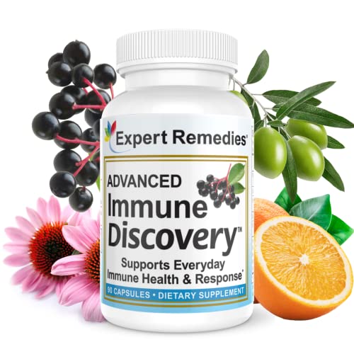 Expert Remedies Advanced Immune Discovery â€“ 9-in-1 Immune Support â€“ with Elderberry, Vitamin C, Zinc, Echinacea, Selenium & Mushroom Blend â€“ 90 Caps Expert Remedies
