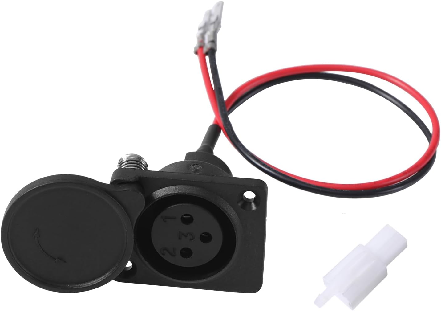 KAMIER XLR Charger Port for Razor MX650 MX500 SX500 Mcgrath Dirt Rocket Bike EcoSmart Metro Kids Electric Scooter E-Scooter E-Bike Off Road Motocross Parts 3 Pin 2 Wires KAMIER XLR Charger Port for Razor MX650 MX500 SX500 Mcgrath Dirt Rocket Bike EcoSmart Metro Kids Electric Scooter E-Scooter E-Bike Off Road Motocross Parts 3 Pin 2 Wires