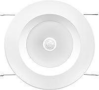 Vista 3 de Maxxima 5 in. & 6 in. Retrofit LED PIR Motion Sensor Downlight - 1300 Lumens, 14 Watts, 5 CCT 2700K/3000K/3500K/4000K/5000K, Energy Efficient Indoor