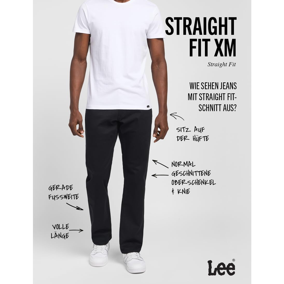 Lee Herren-Jeans Straight Fit XM – Bild 3