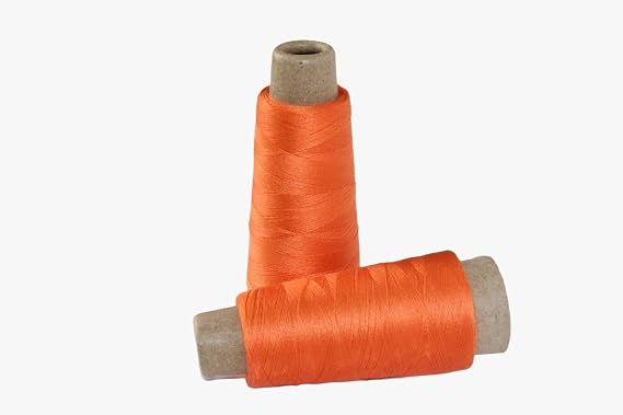 Knitsilk Ultra-Fine Silk Viscose Blend Yarn – 2/60NM, 50g Cone |Peach | Shiny, Smooth & Strong Thread for Embroidery, Jewelry Making, Sewing & Needlecraft | (1 Count x 50gm) 1400+ Yards