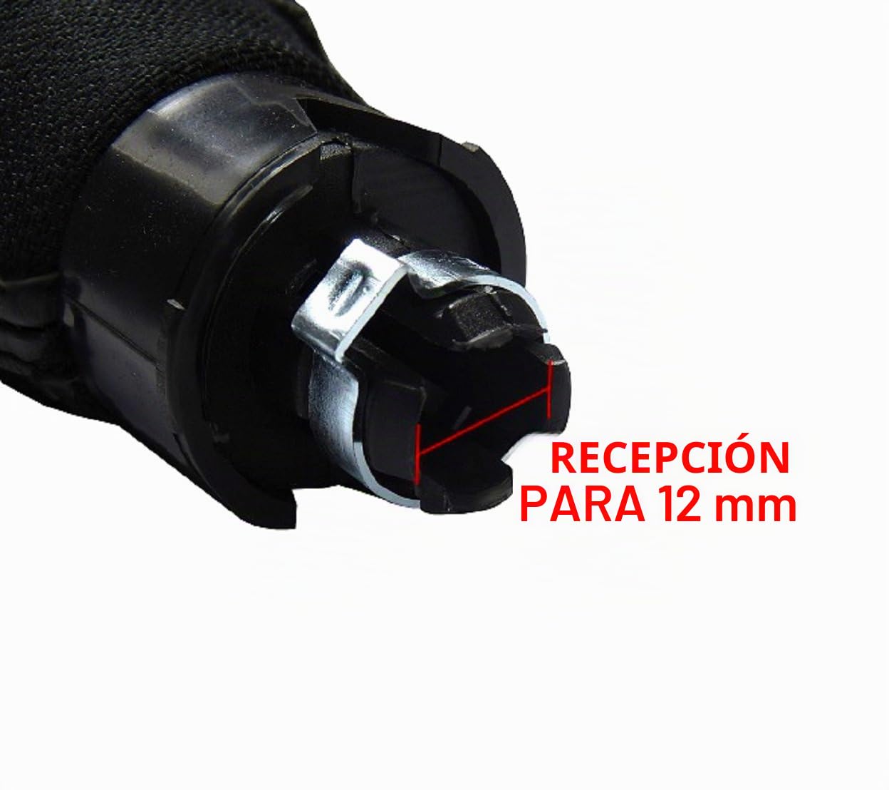 Pomo palanca de cambios y Funda palanca de cambios para VW Golf 2 3 4 Polo 6N para Passat 35i B3 B4 - negro - 5 velocidades marchas - para transmisión manual - fuelle palanca de cambios - (A0254)