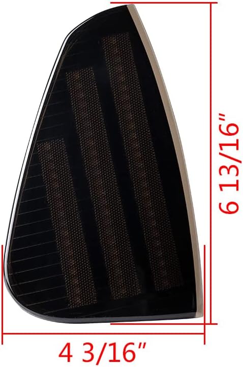 Astra Depot Compatible for 2006-2010 Dodge Charger Left Right Front Corner 3 Rows LED Strips Amber Turn Signal Light 4806218AD 4806219AD CH2550124 CH2551126
