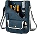 Picnic at Ascot Original Insulated Wine and Cheese Cooler with Glass Wine Glasses- Designed, Assembled & Quality Approved in the USA