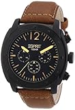  Esprit Herren-Armbanduhr XL Baker Chronograph Quarz Leder ES106391003