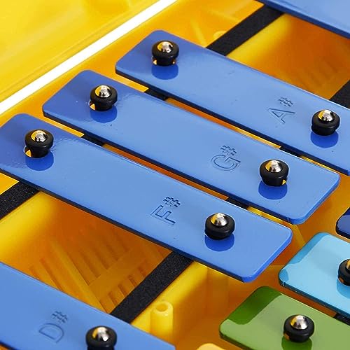 Glockenspiel Glockenspiel Metallophon 25 Metalltasten Angel AG-25N3 mit Etui für Kinder