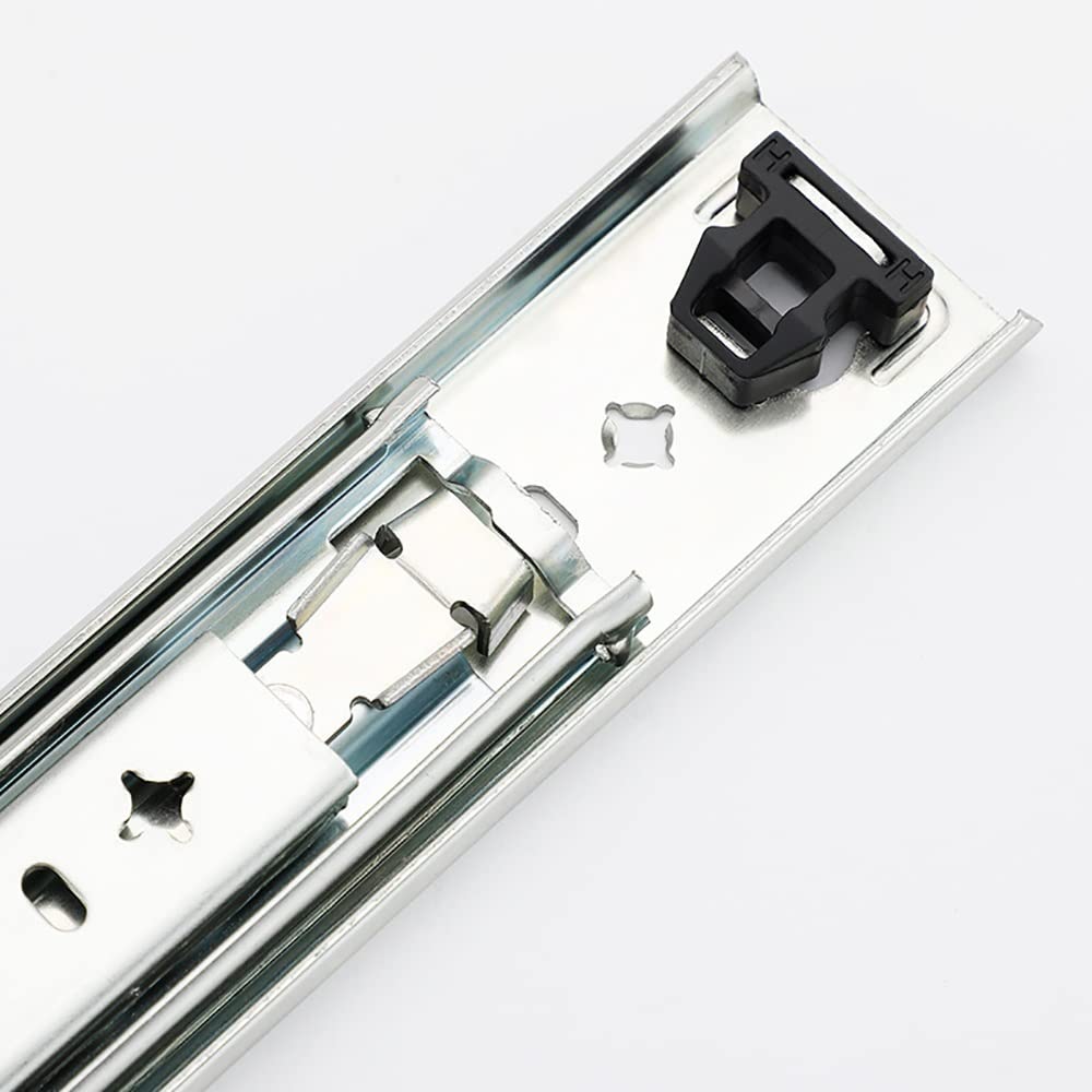 Guías para cajones de Alta Resistencia Guías para cajones de Alta Resistencia con Cerradura, rieles deslizantes telescópicos, rieles para Cajas de Herramientas, rieles para cajones con herr