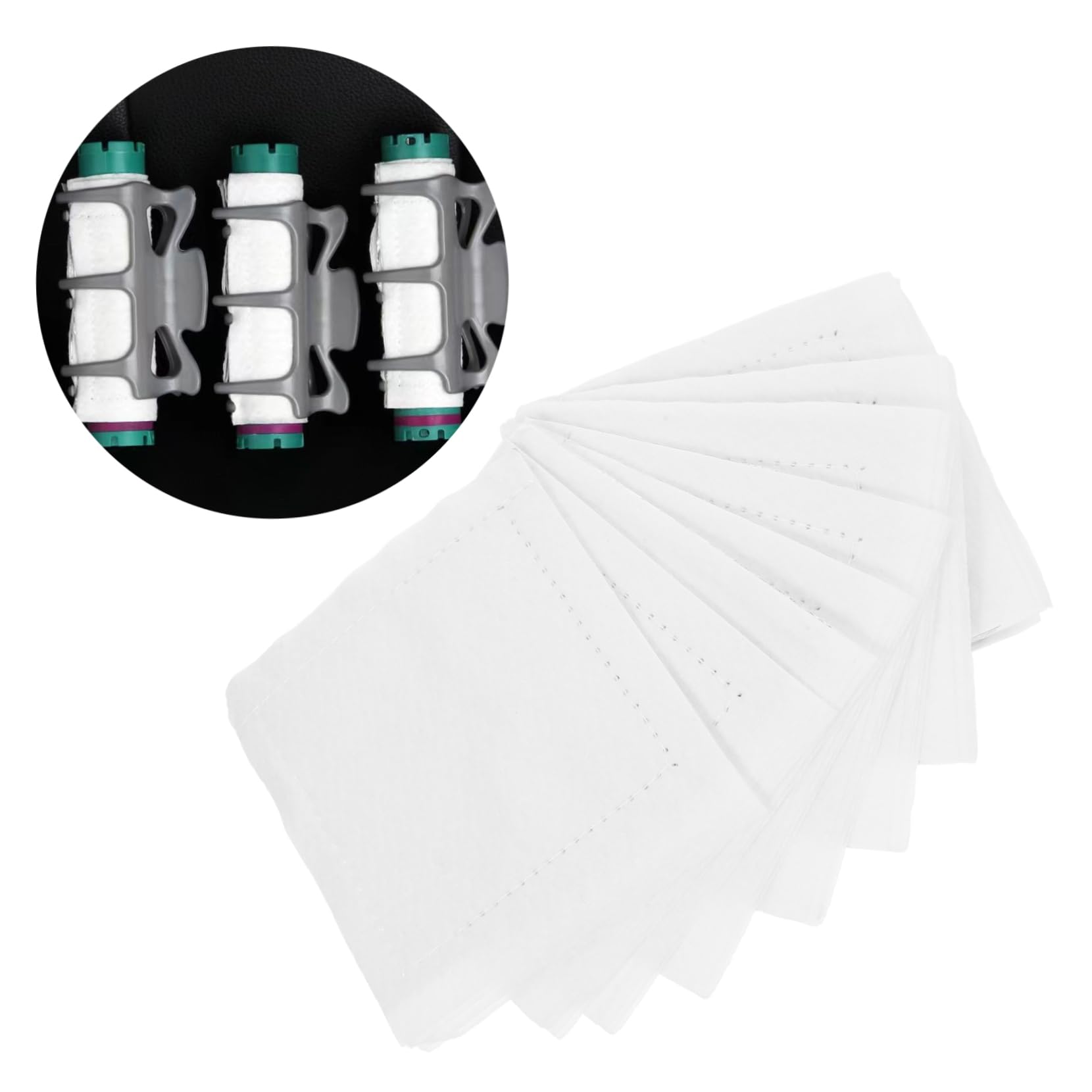 Didiseaon Hair Perm Sheets 20 Sheets Pack Jumbo End Wraps Hair Tissue for Cold Perming