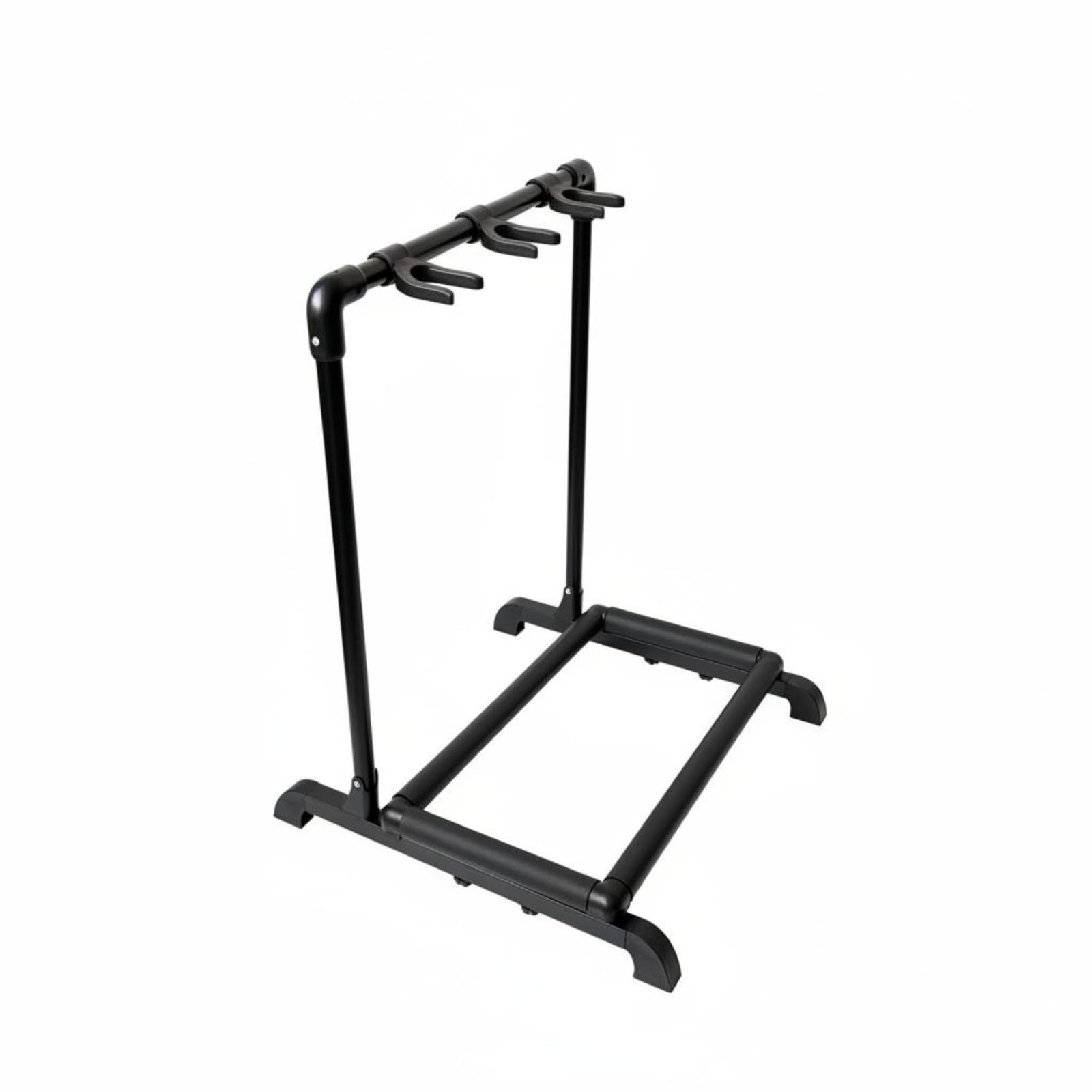 Pieghevole Supporto per Chitarra Basso Porta Chitarre Rastrelliera Strumenti Struttura Stabile Pieghevole Contatti Imbottiti Materiale Metallo