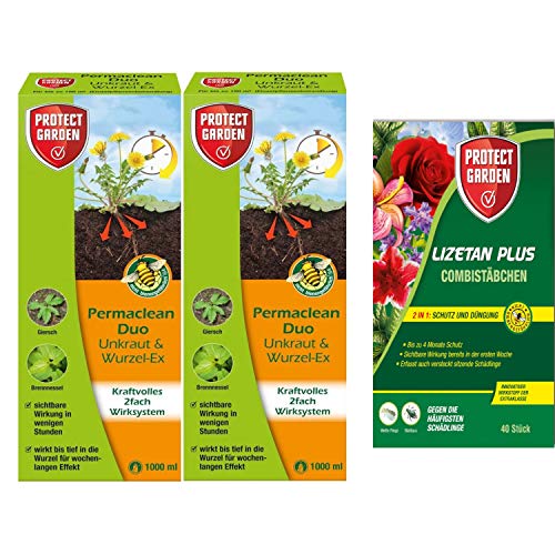 Preisvergleich Produktbild 2l Permaclean Duo + Lizetan Plus Combistäbchen (40Stk)