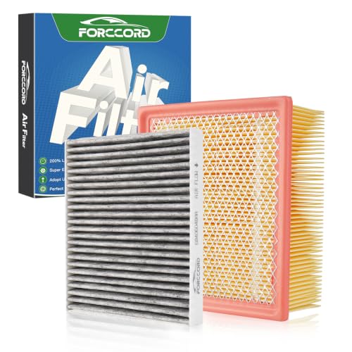 Image of Cabin&Engine Air Filter for Ram 1500 /2500 /3500 Cummins 6.7L /6.4L 2011-2020 | for Ram 4500 /5500, Replace#53034051AB 68406048AA, Air Filter Kit Replacement Car Accessories