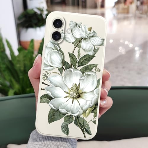 Coque iPhone 16 Plus silicone blanc coton chic et doublure microfibre - 2
