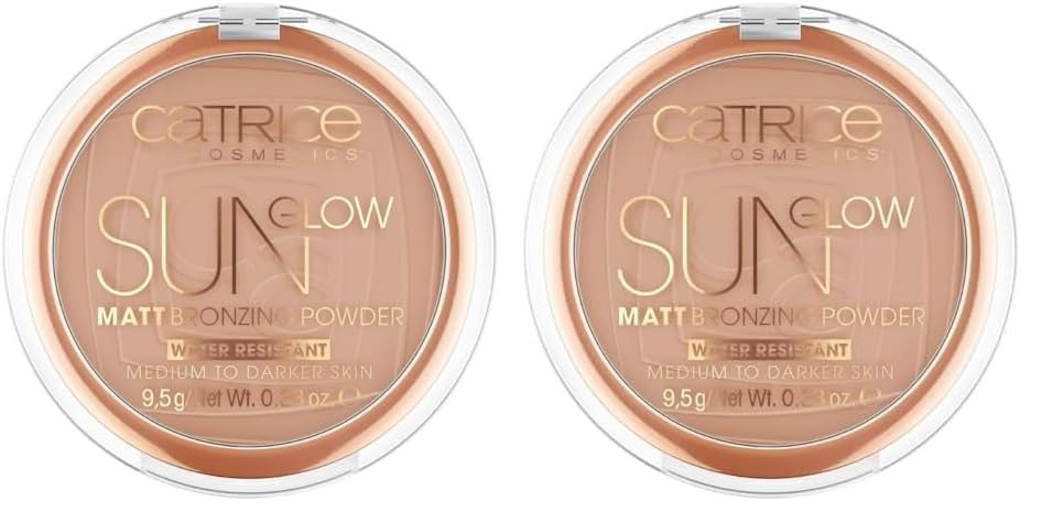 Catr. Sun Lover Glow Polvos Bronceadores Mates 035 (Paquete de 2)