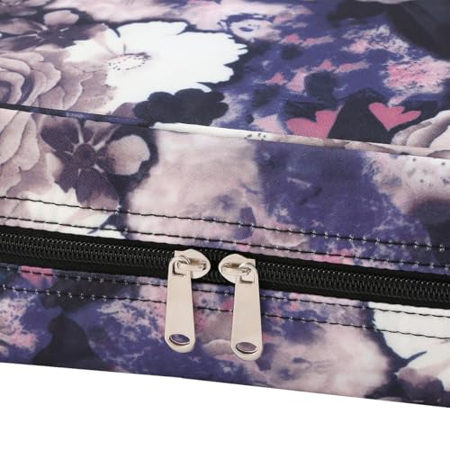 Image of Colored Pencil Case 100 Slots hold 300 pc Pencils Organizer Large Capacity with Handy Wrap Portable Multilayer Holder for Watercolor Pencils & Gel Pen Markers(Gery Rose)