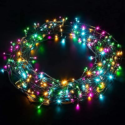 Elegear 20M 200 LED Luces Navidad con Enchufe Luz Arbol Natal Exterior Impermeable con 8 Modos para Fiesta Casa Boda Jardín y Decoración Interior Guirnalda Cadena Luminosas de Hada Colores
