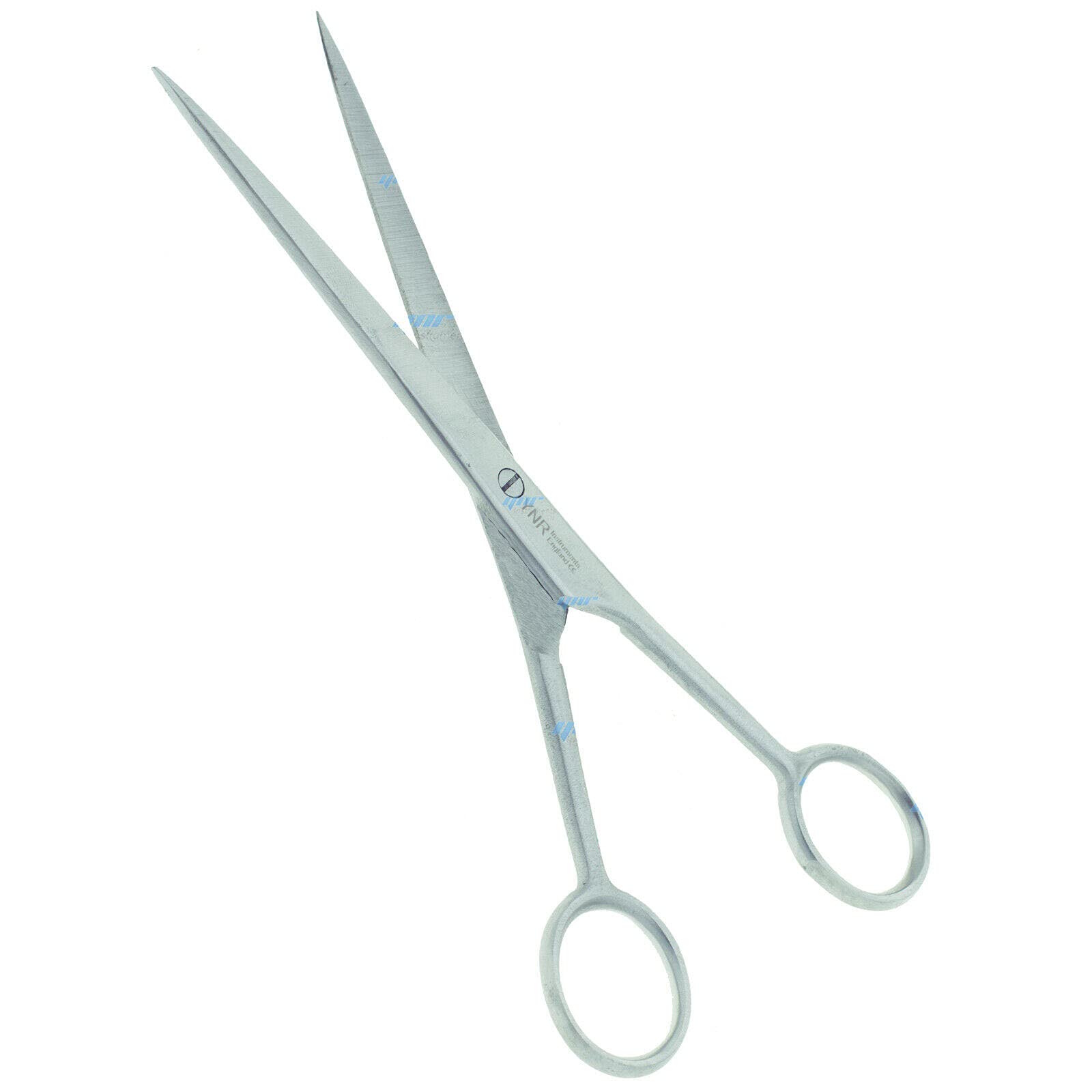 Dog, Cat Coat Grooming Scissors - Pet Shears - for Short, Medium and Long Fur Hair - Large (Silver)