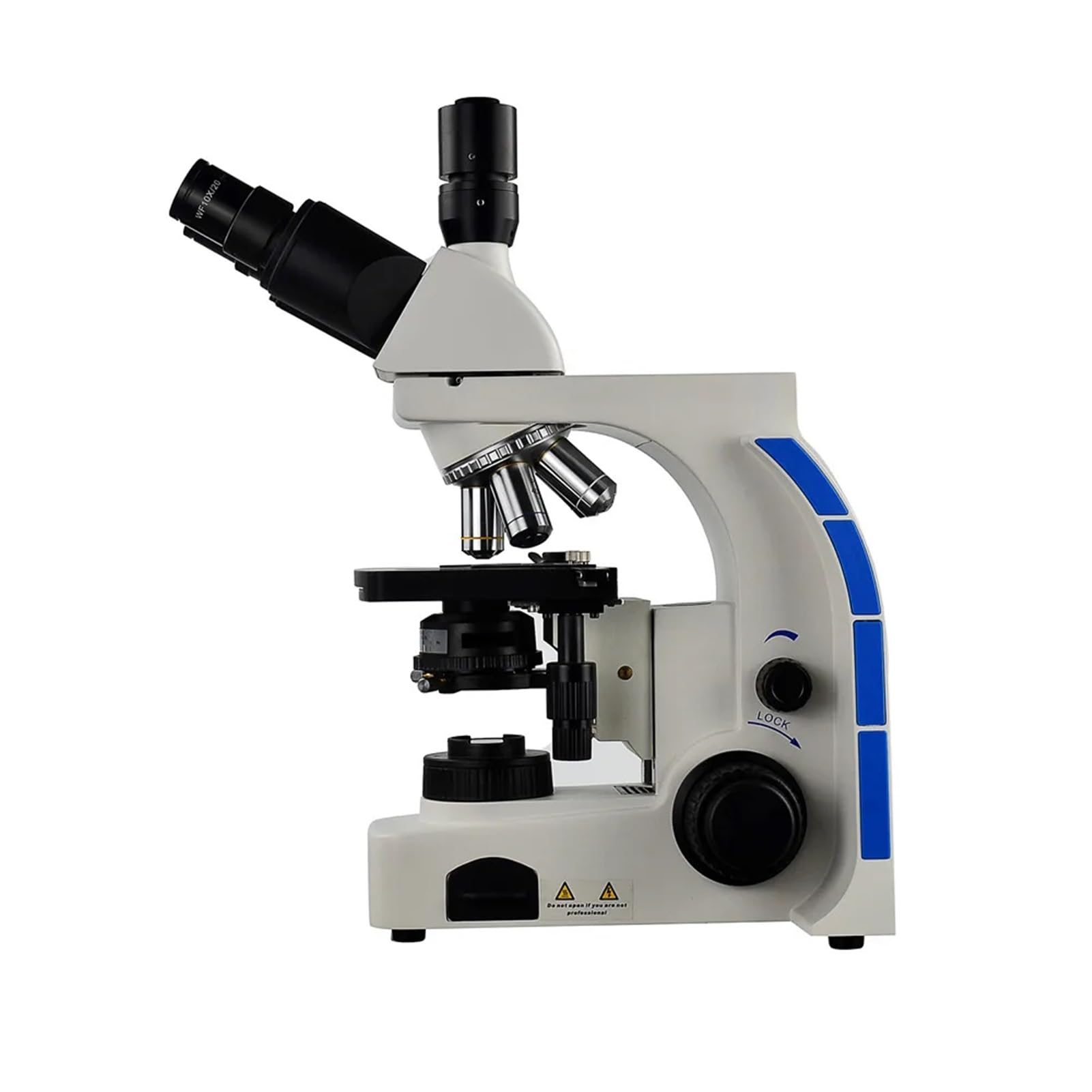 Microscopio Binoculare/Trinoculare Xub200 - Apparecchiatura Ottica Biologica di Alta Precisione per Laboratorio di Ricerca Scientifica, Binoculare