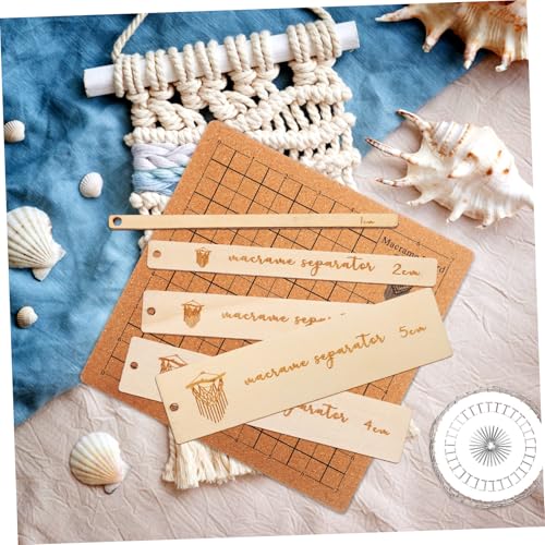 Tablero Macramé de Corcho kit completo para bordado nudos y artesanías 7