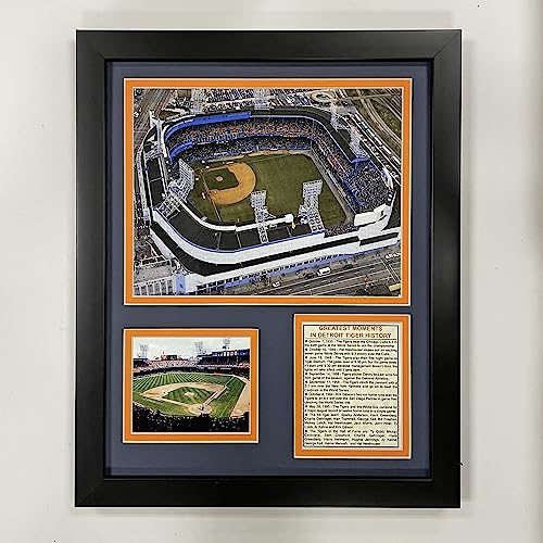 Legends Never Die "Detroit Tigers Tiger Stadium Framed Photo Collage, 11 x 14-Inch