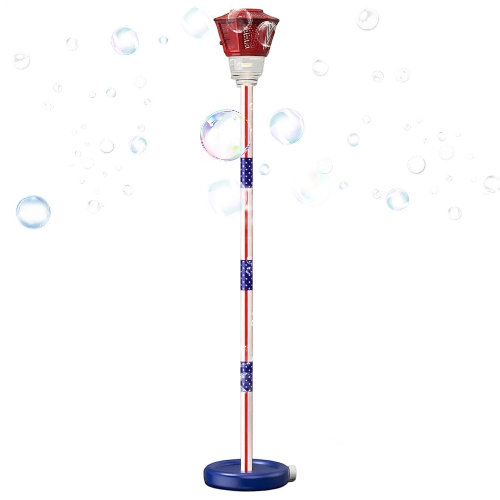 Macchina per bolle di sapone in piedi, regolabile, ricaricabile tramite USB | Macchina per bolle di sapone per esterni, giardino, compleanno, piscina, parco, matrimonio,