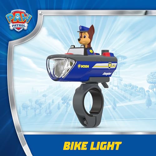 image for Energizer PAW Patrol Chase Bike Light, For Kid's Bikes and Scooters, P