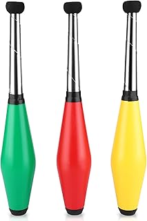 Juggling Stick,Juggling Clubs for Adults Children Juggling Stick 3pcs Juggling Pins Ultralight Children Training Juggler Juggling Stick Accessory Kid Playing Toy for Professionals and Beginners