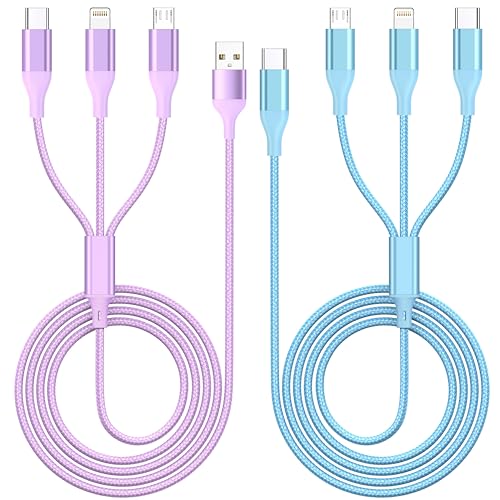 ac AMAZON 3 in 1 Charging Cable,Multi Charger Cable 12w USB Phone Multiple Charger Cord - image 1