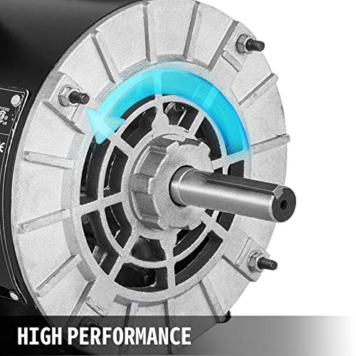 Vevor 5 Hp Electric Motor 3.1 Kw Rated Speed 3450 Rpm Single Phase Motor Ac 208-230V Air Compressor Motor Suit For Home And Small Shop Air Compressors #TOP2