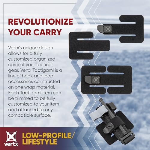 Vertx Tactigami BAP Tactical Belt Adaptor Panel Strap Attachment Compatible with MOLLE System Accessories Pouch, Medium, 2-Pack by Vertx - Image 2