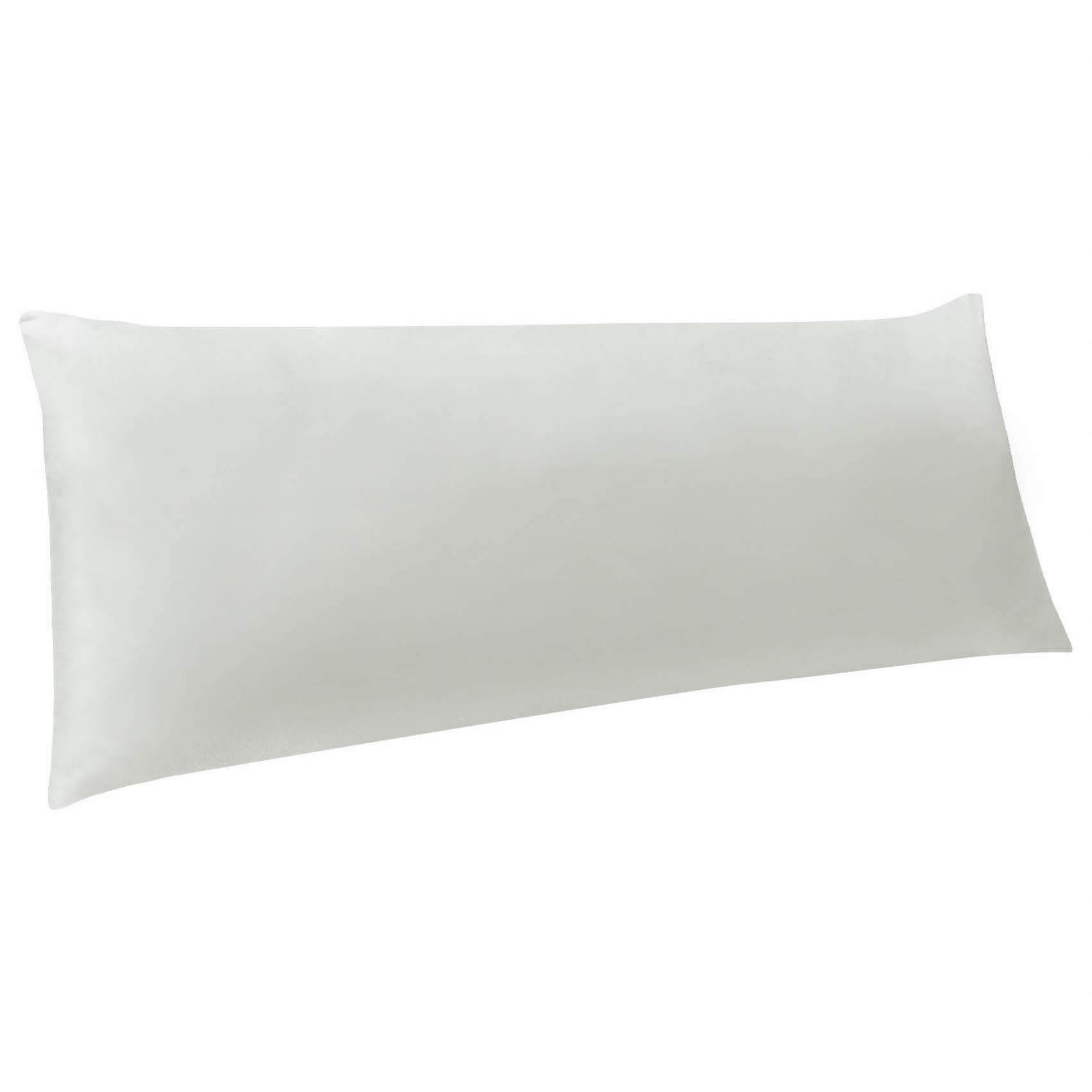 NTBAY Body Microfiber Pillowcase, 1 Pack, 20 x 54, Light Grey | Soft Brushed Microfiber with Envelope Closure, Set of 1 Body 20 x 54 Inch Pillowcase, Pillow Inserts Not Included