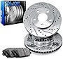 R1 Concepts Front Brakes and Rotors Kit |Front Brake Pads| Brake Rotors and Pads| Ceramic Brake Pads and Rotors |fits 2003-2009 Toyota 4Runner, 2005-2021 Toyota Tacoma, 2007-2014 Toyota FJ Cruiser