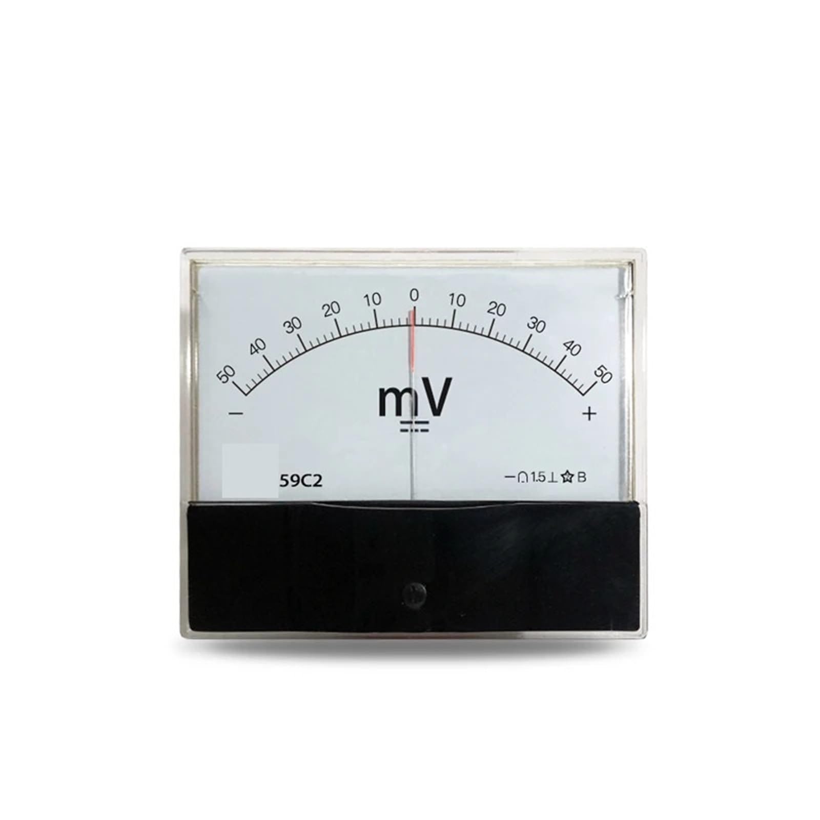 Voltmètre à aiguille bidirectionnel 59C2 pour détecter les micro-tensions