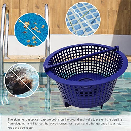 Cesta de skimmer de piscina, cesta de filtro durável, cesta de substituição de skimmer de piscina co