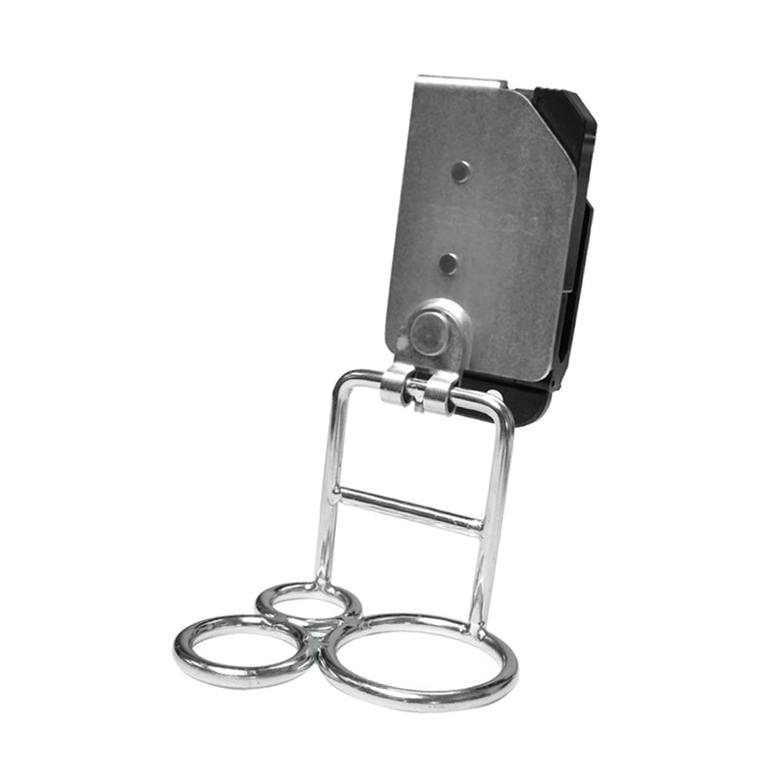 Portaherramientas de Cintura Giratorio de Metal con Liberación Rápida Holster para Martillo Clip para Hacha Y Llaves Gancho Multifuncional Adecuado Pa, Style B