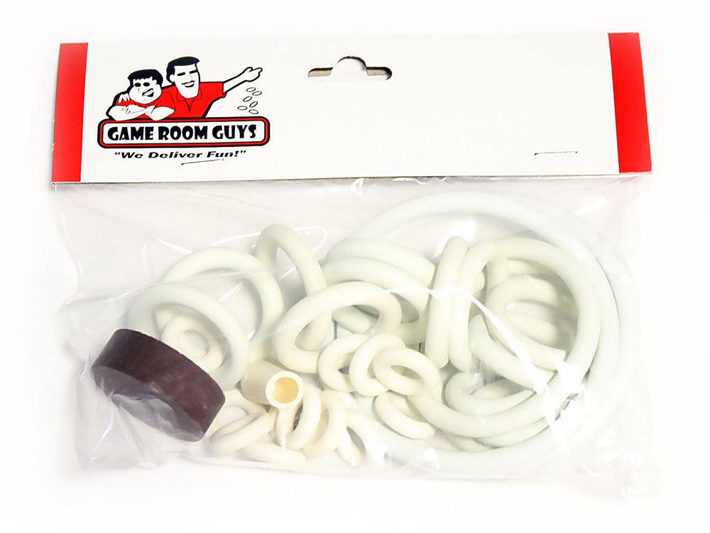 Game Room Guys Gottlieb World Beauties Pinball White Rubber Ring Kit